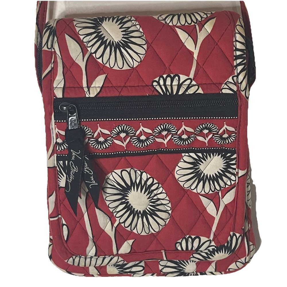 Vera Bradley Deco Daisy Mini Hipster Crossbody Bag Wallet Organizer Floral